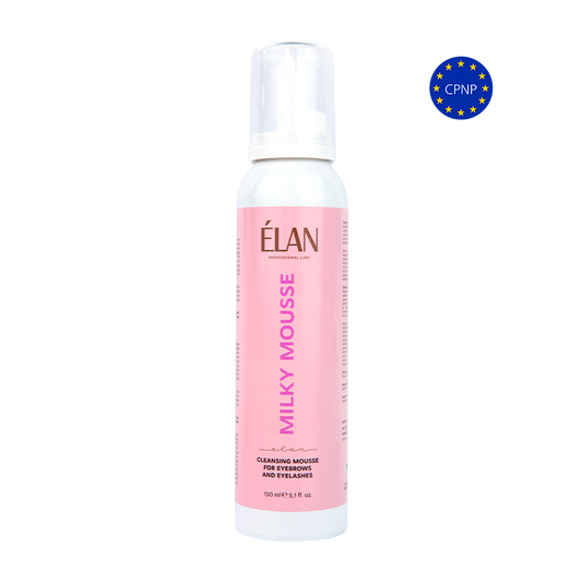 MILKY MOUSSE : mousse nettoyante pour les sourcils et les cils