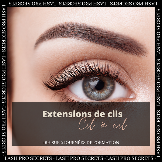 Formation Extensions de cils : Cil à cil