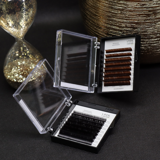 Extensions de cils 0.07mm - Coffee Shadow - Small
